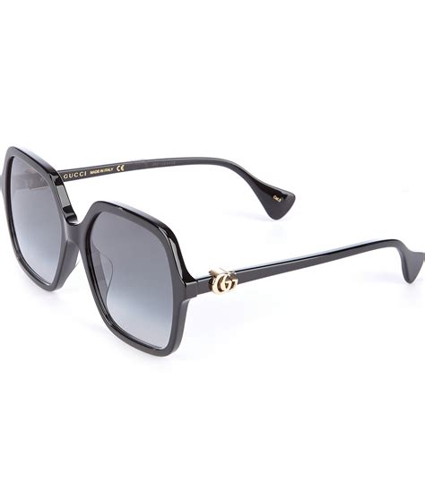 rectangle gucci sunglasses|Gucci rectangle sunglasses women.